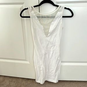 American Apparel white bodycon mini dress